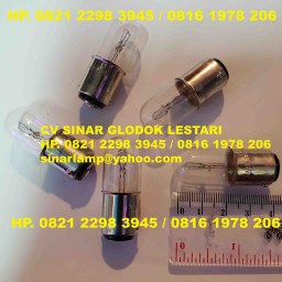 Lampu Bayonet B15D 24-30V 6W-10W Pilot Lamp